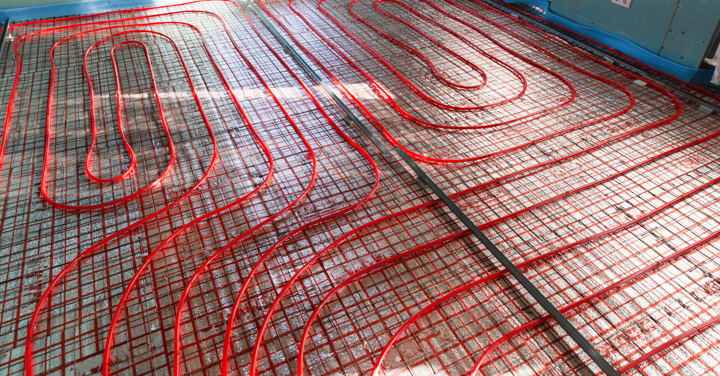 plancher chauffant électrique rouge