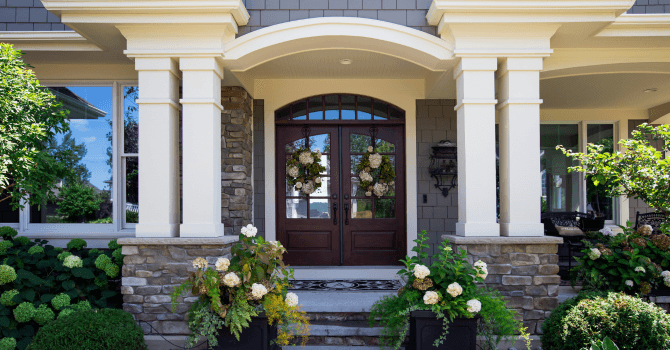 porte d'entrée de maison