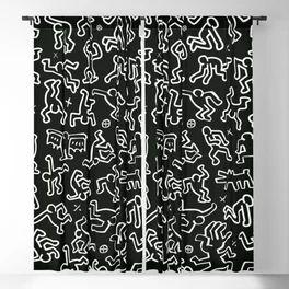 Rideaux Keith Haring chambre bébé